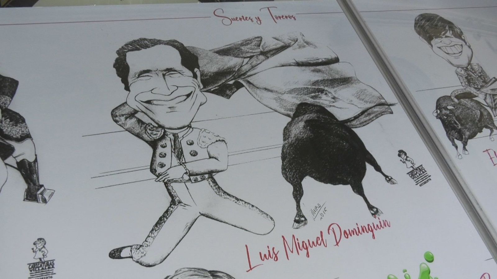 'Suertes y toreros', la primera gran exposición de caricatura taurina en la Monumental
