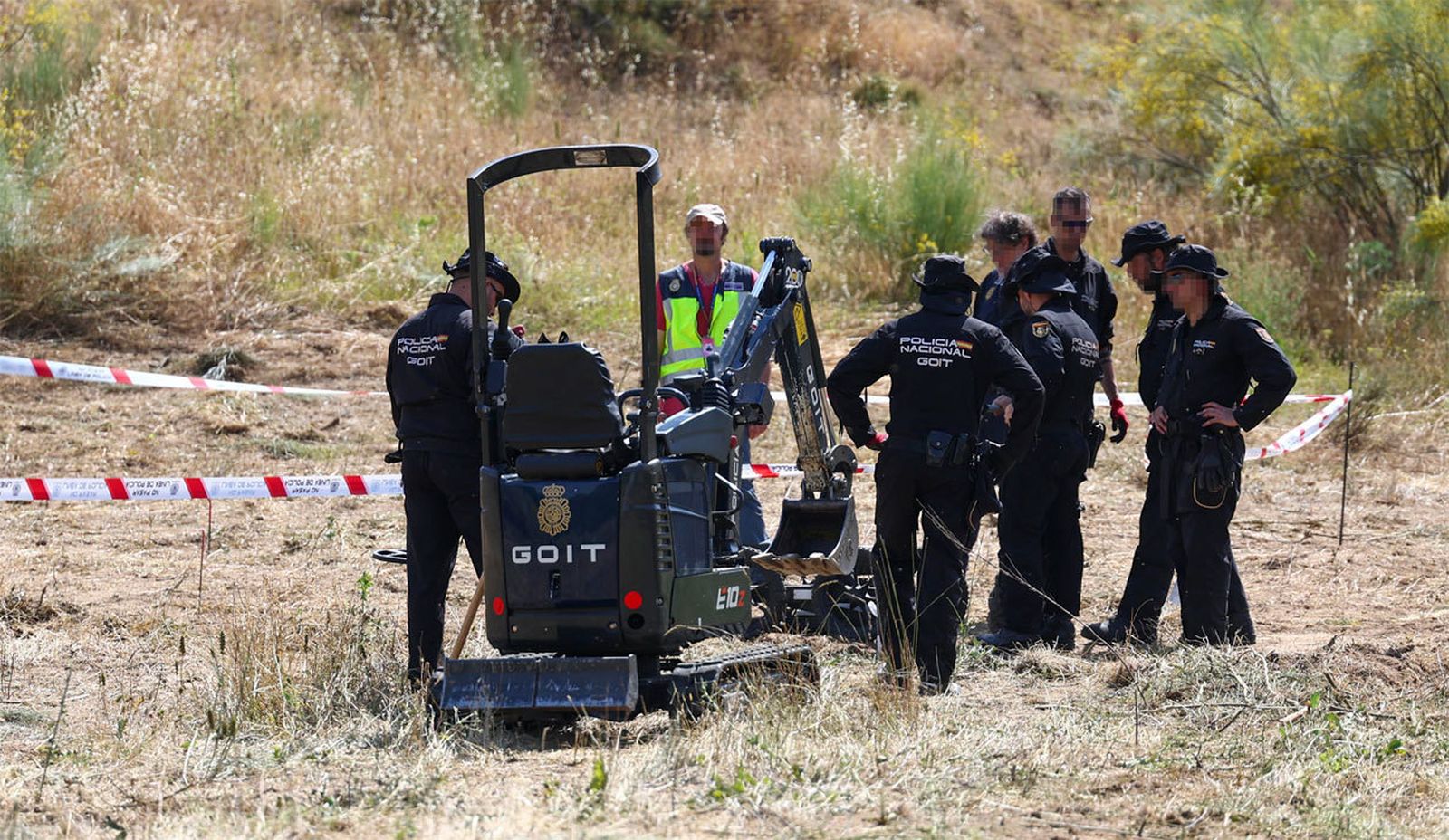 La Policía finaliza la búsqueda en Carranque (Toledo) sin hallar los restos de Heidi Paz