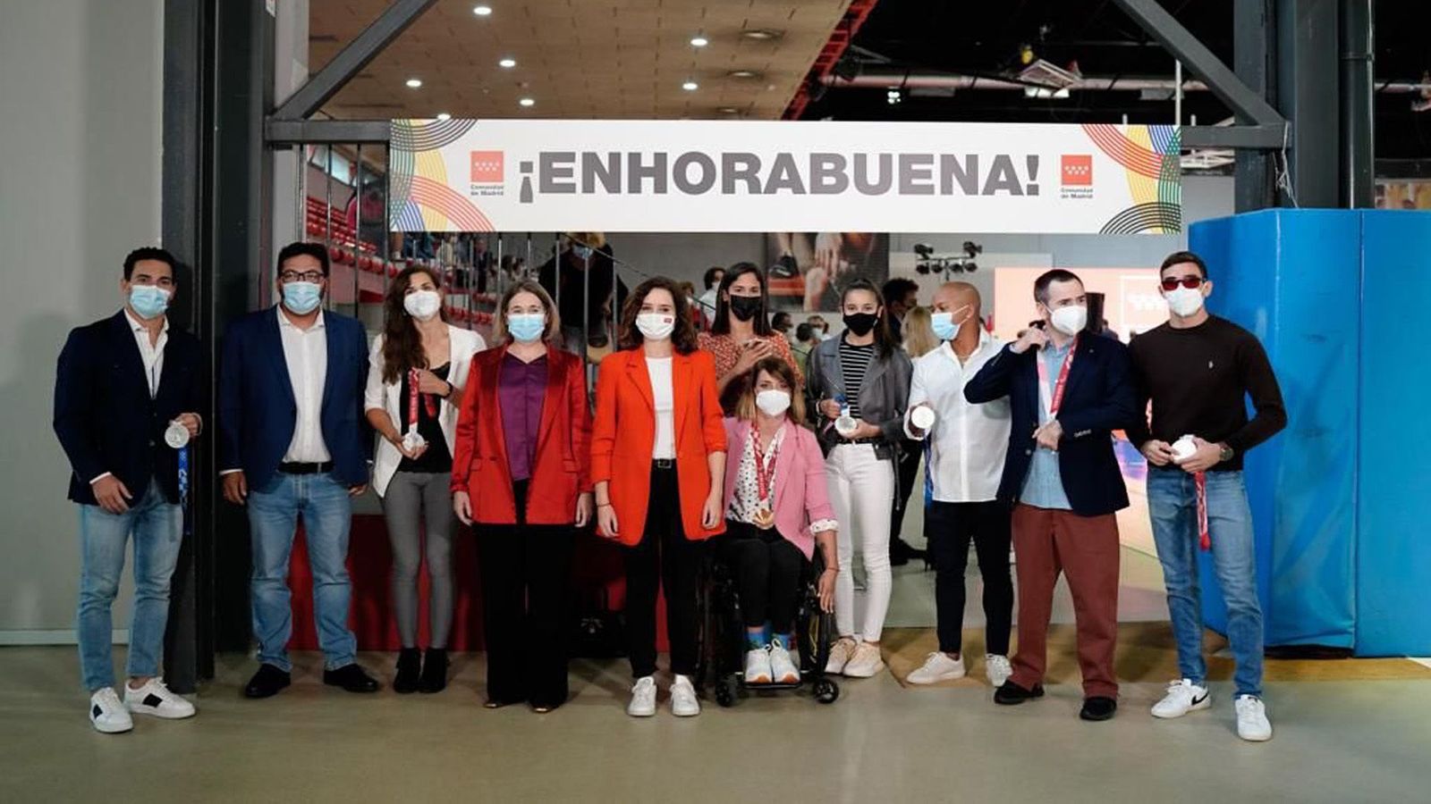 Emotivo homenaje a los deportistas madrileños que participaron en Tokio