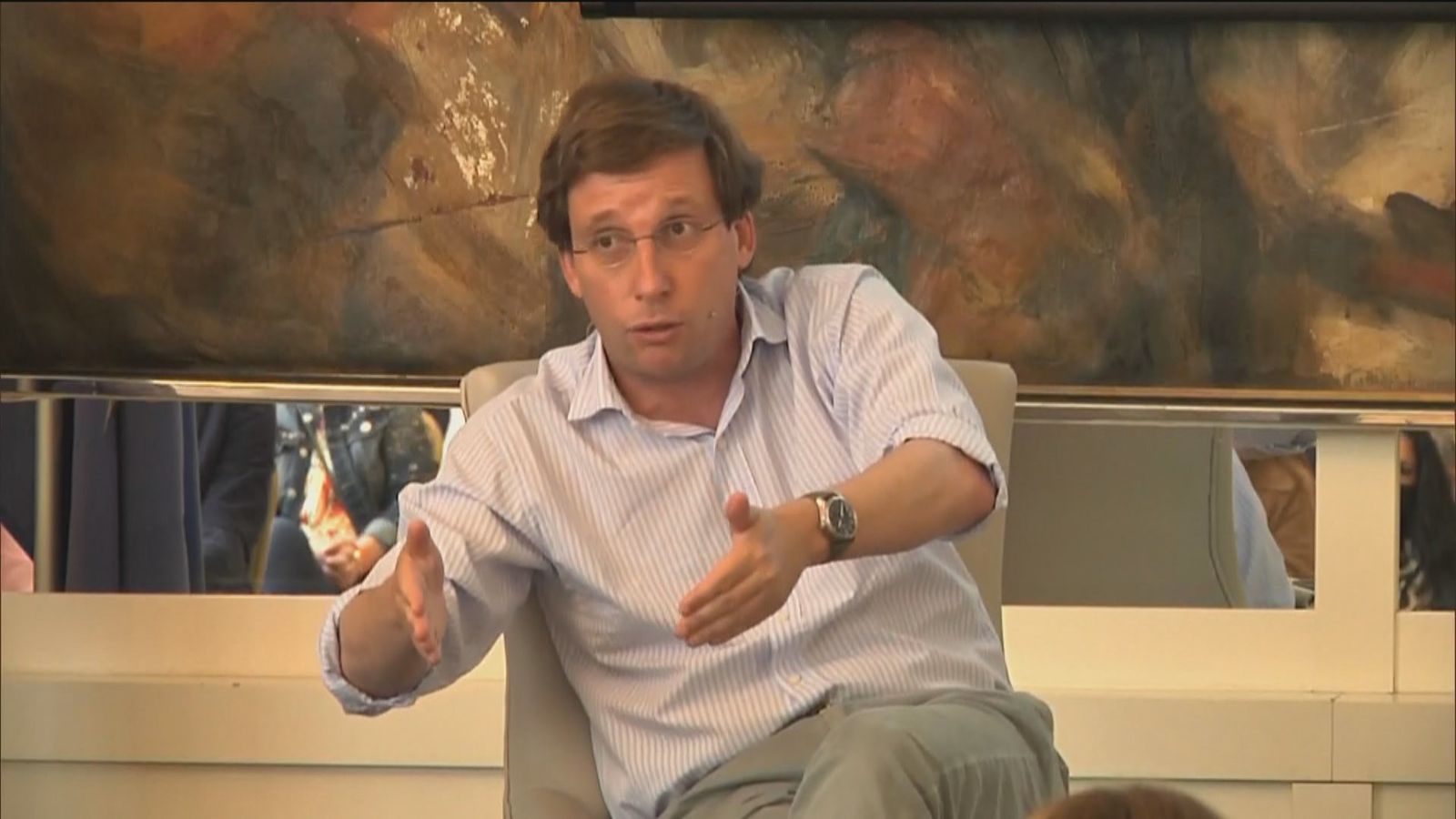 El portavoz nacional del PP y alcalde de Madrid, José Luis  Martínez-Almeida