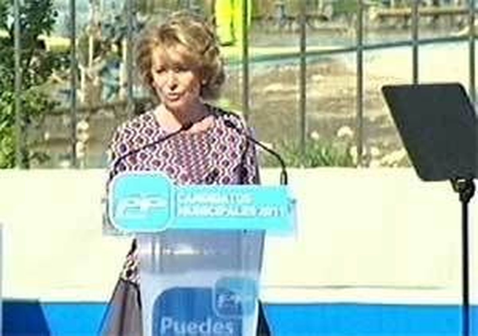 Aguirre: España "necesita un cambio y ese cambio empieza el 22 de mayo"