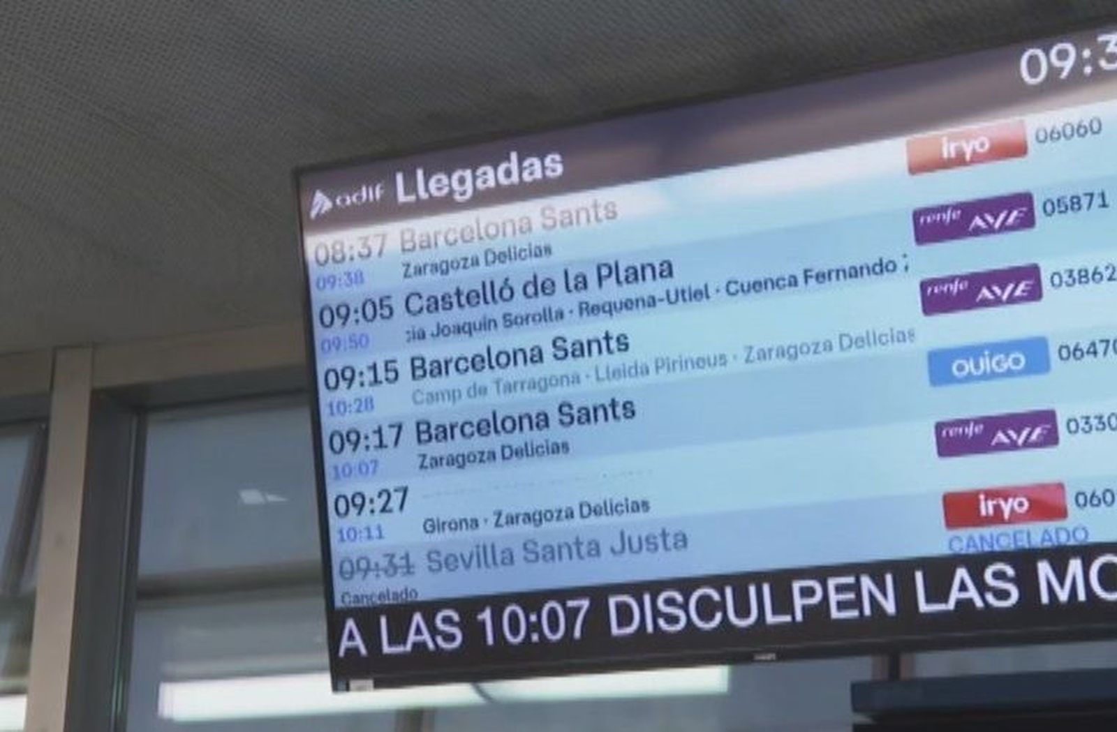 Retrasos en la Alta Velocidad que conecta Madrid con Barcelona, Valencia y Andalucía por las limitaciones de velocidad