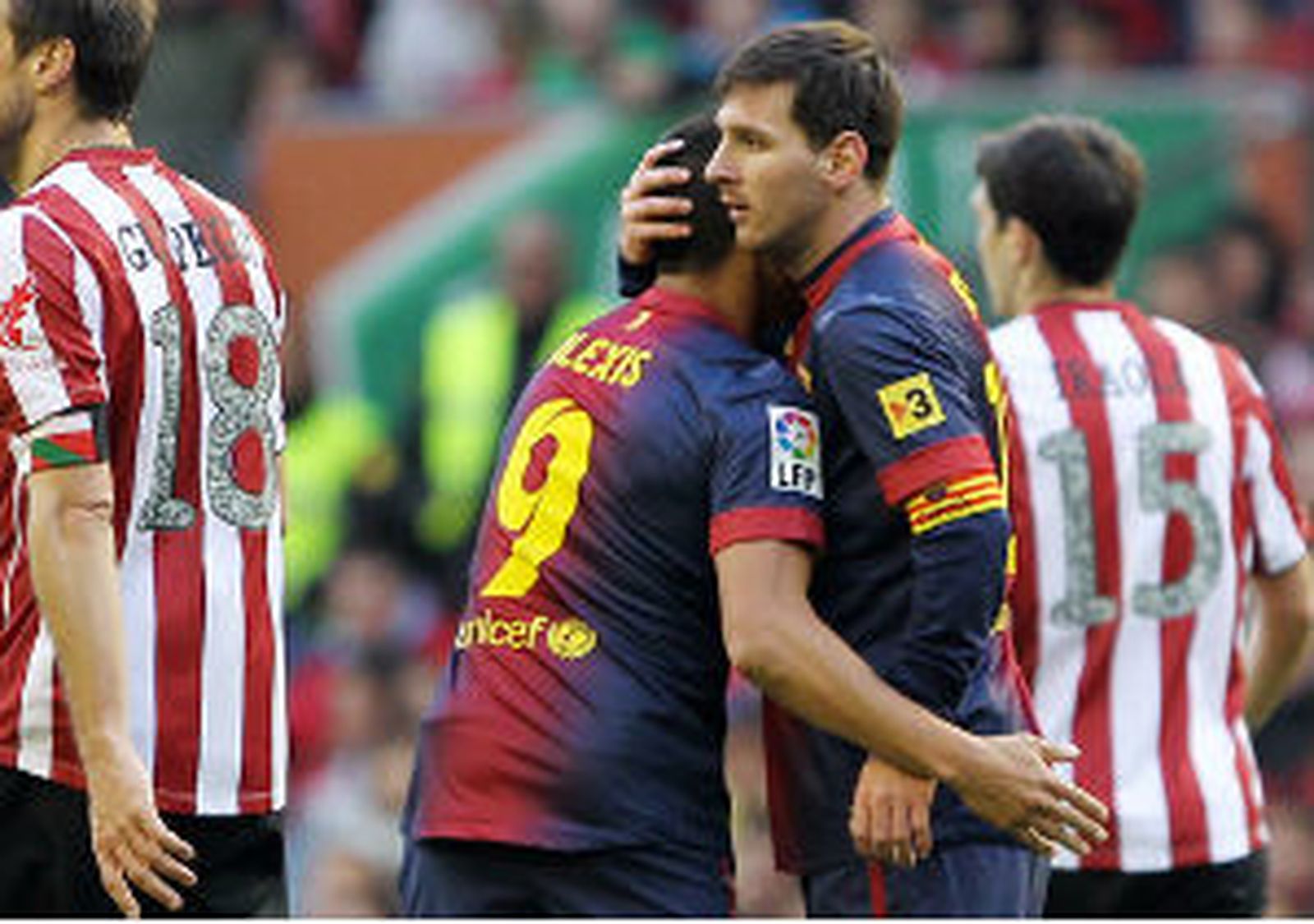 Barcelona ante el Ath. Bilbao