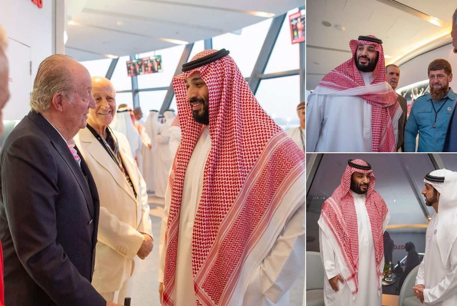 La foto de la discordia del rey emérito Juan Carlos con el heredero saudí