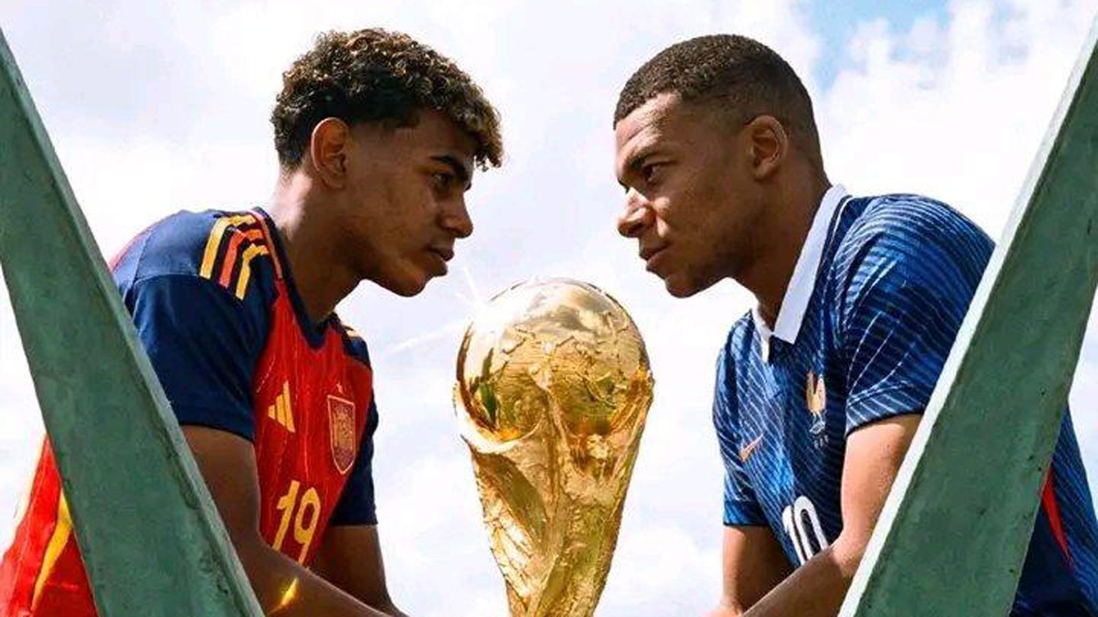 Lamine Yamal y Mbappé