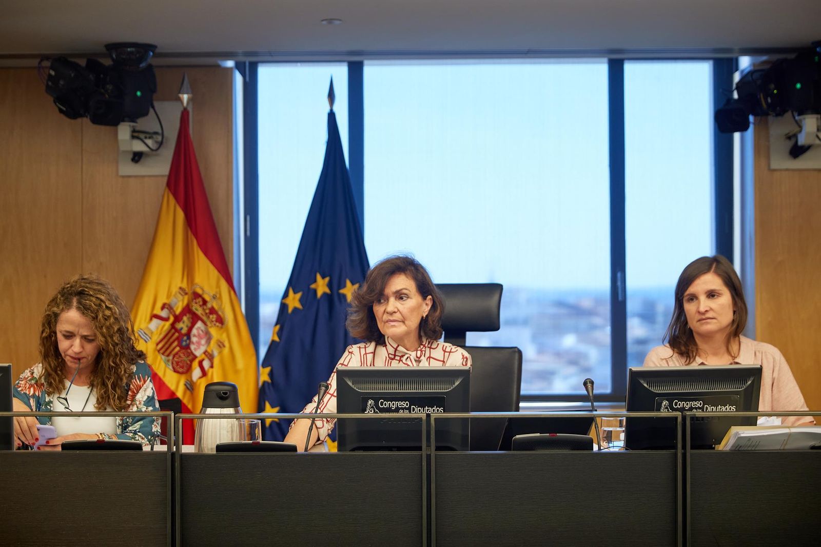 Carmen Calvo, presidenta de la Comisión de Igualdad del Congreso