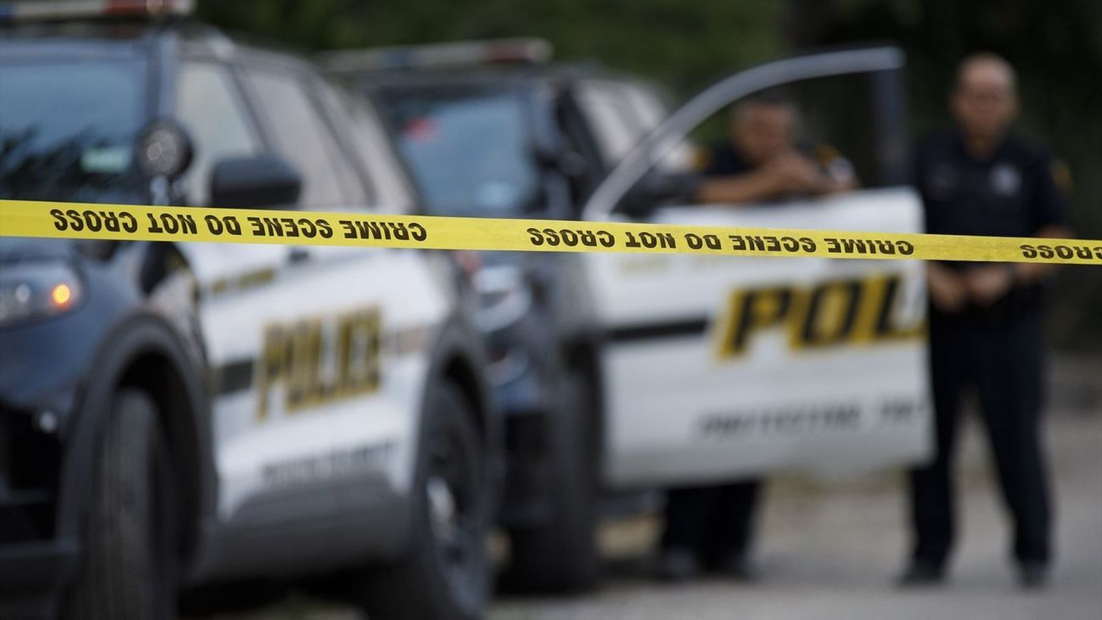 Zona balizada por policías en Florida