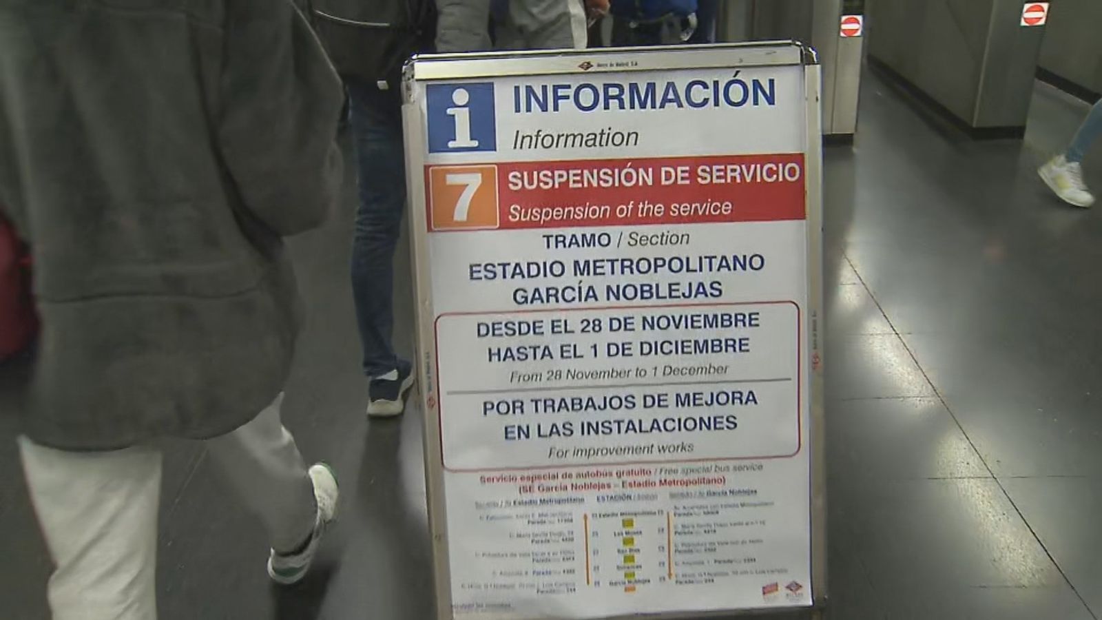 Cortes Metro L7