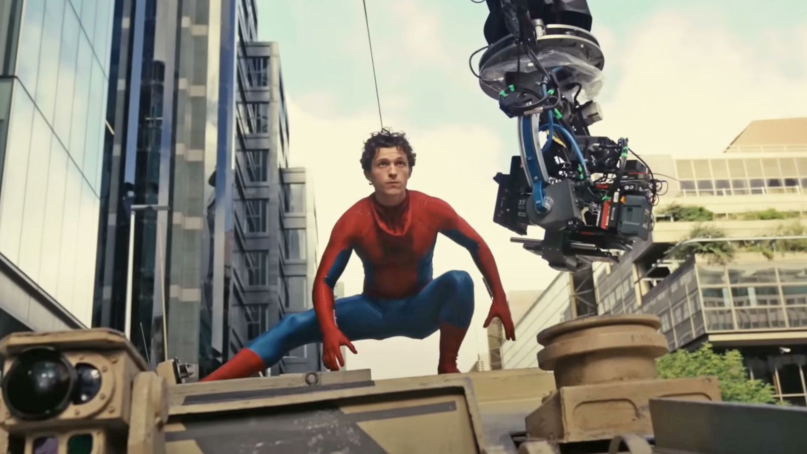 Accidente de Tom Holland