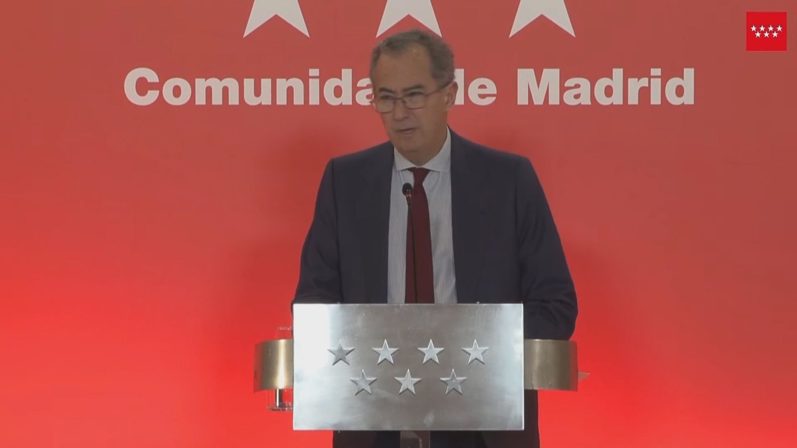 El portavoz del gobierno regional, Enrique Ossorio