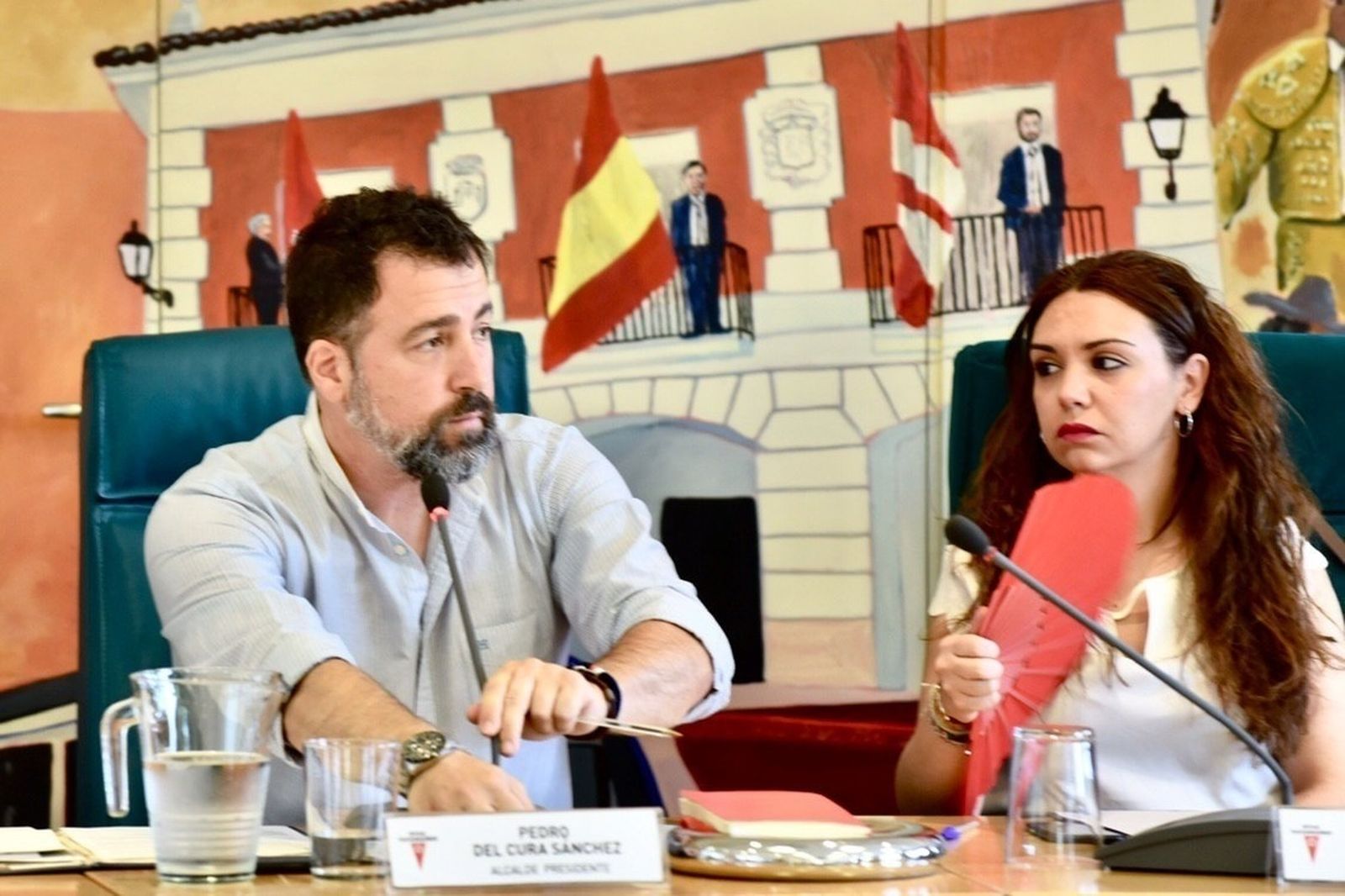 El alcalde de Rivas Vaciamadrid, Pedro del Cura, interviene en el Pleno municipal de la localidad