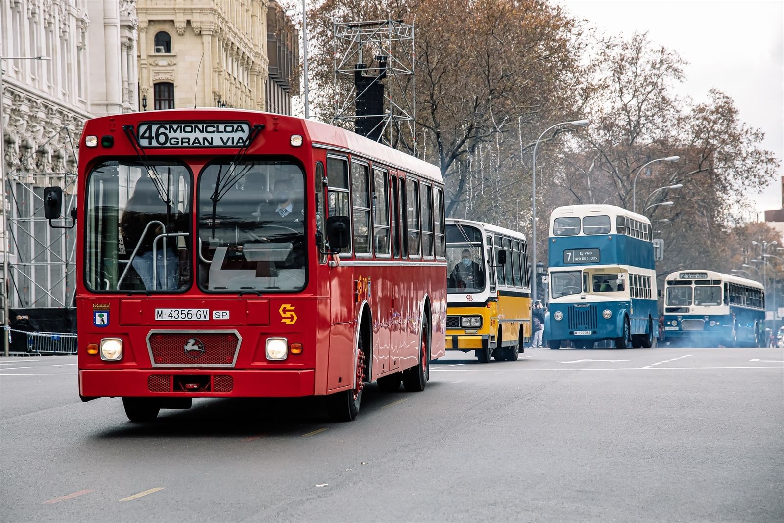 Autobuses históricos de la EMT