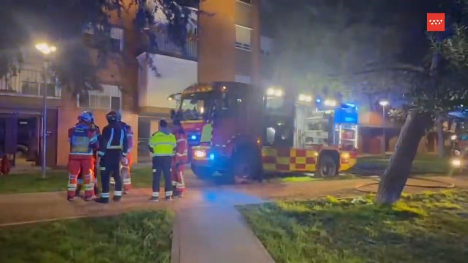 Dos heridos y seis afectados por inhalación de humo en el incendio de una vivienda en Aranjuez