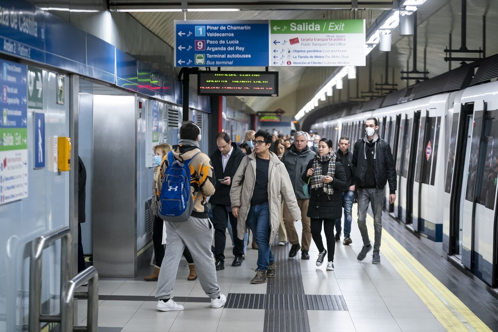 Estación de Plaza de Castilla del Metro de Madrid