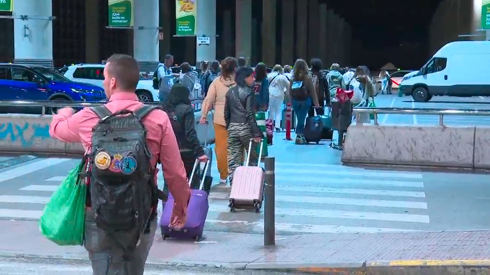 Viajeros en Atocha