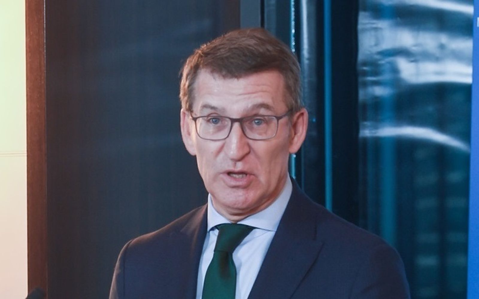 El presidente del PP, Alberto Núñez Feijóo