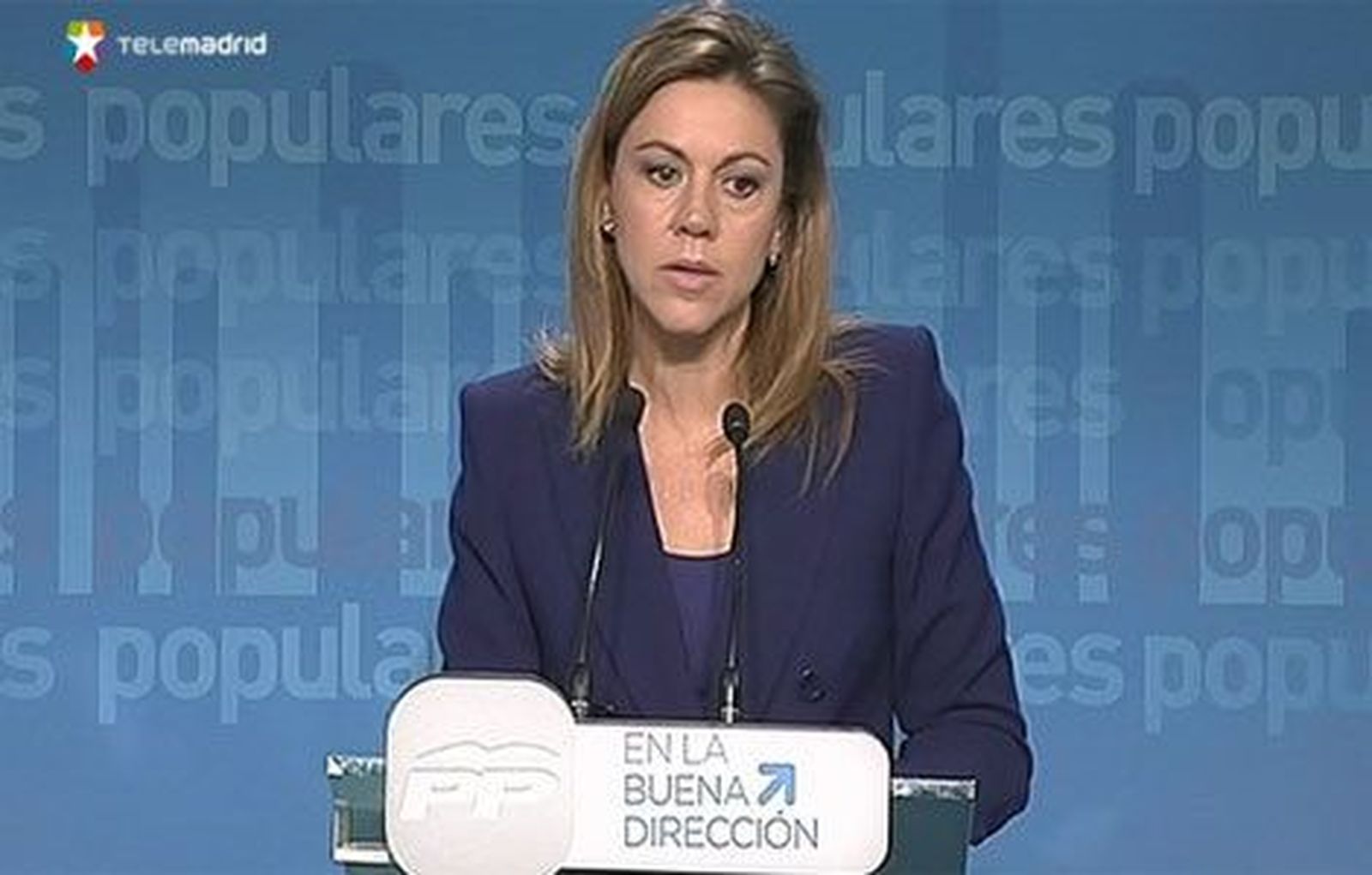 Cospedal cuestiona las razones de las movilizaciones de Gamonal