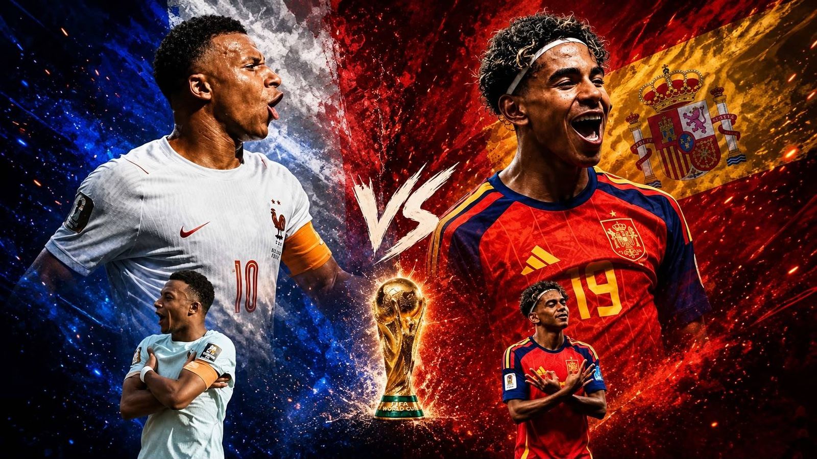 Mbappé y Lamine Yamal