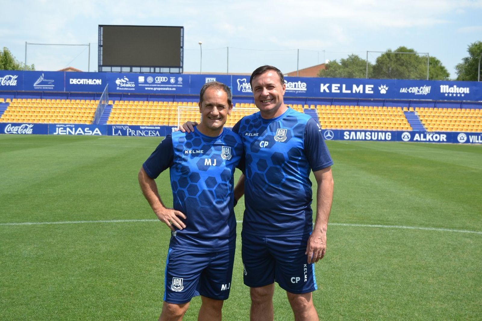 Javier Manjarín y Cristóbal Parralo (AD Alcorcón)