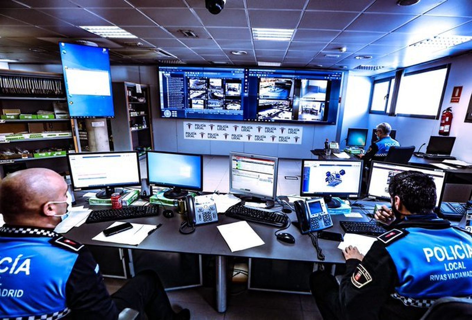 Centro de coordinación de la Policía Local de Rivas-Vaciamadrid