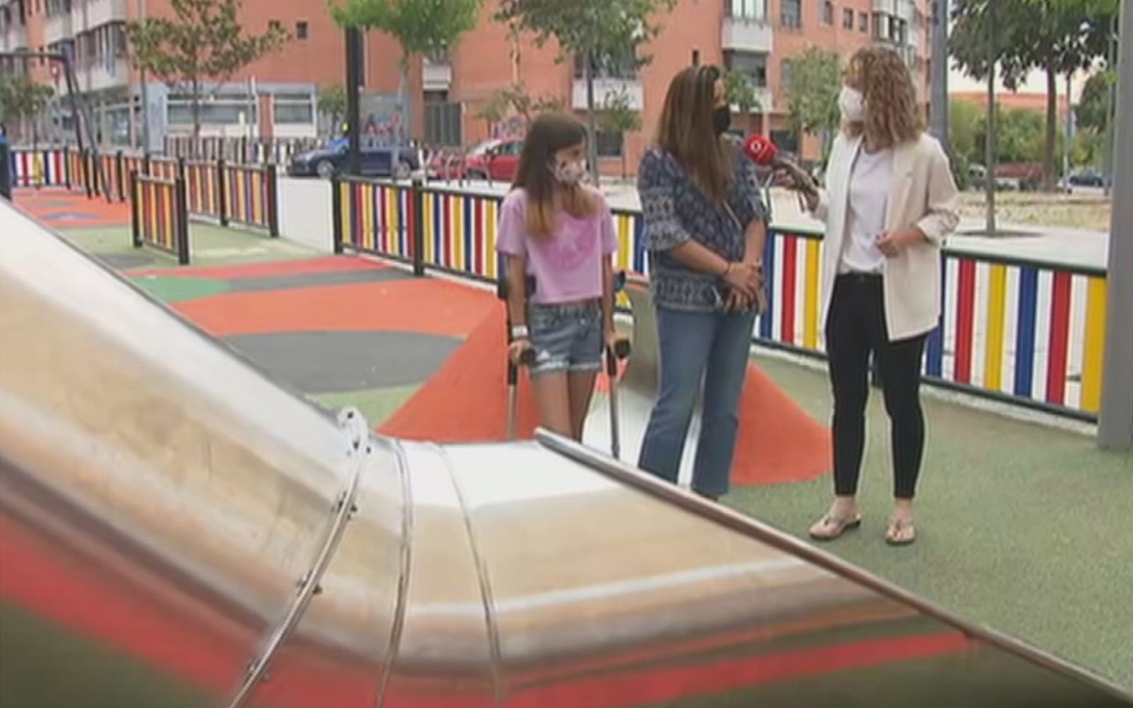 La madre de la niña lesionada quiere que se investigue el accidente