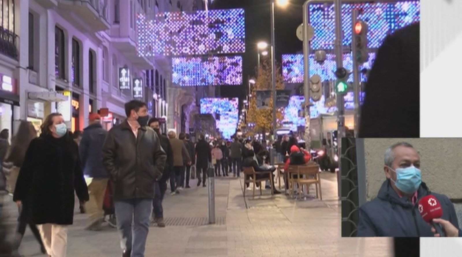 El PSOE de Madrid pide apagar las luces de Navidad del centro para evitar las aglomeraciones