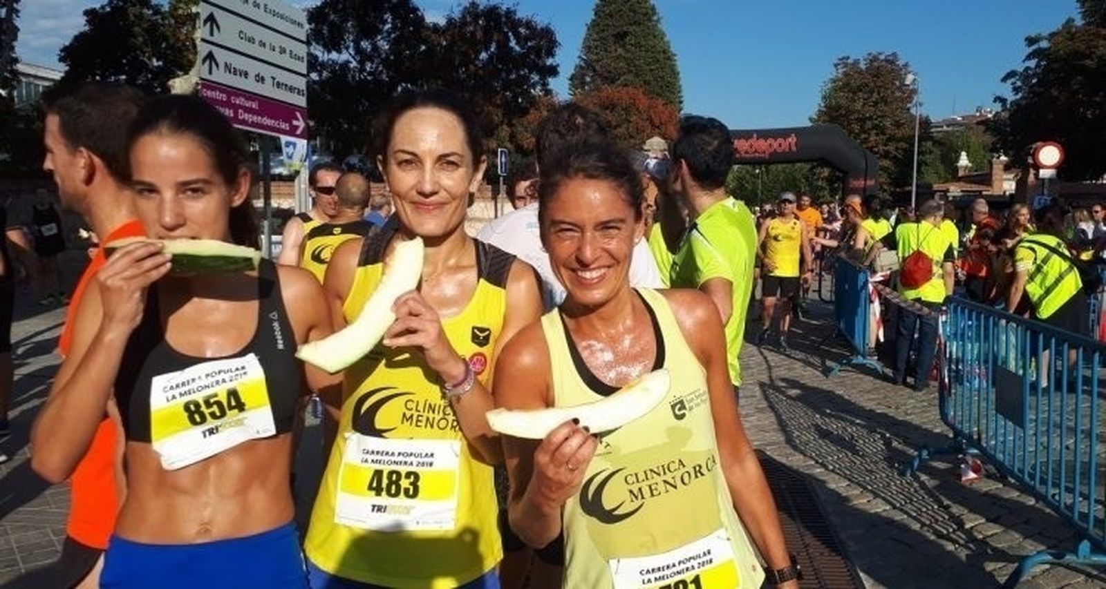 Participantes en la carrera de la Melonera de Arganzuela