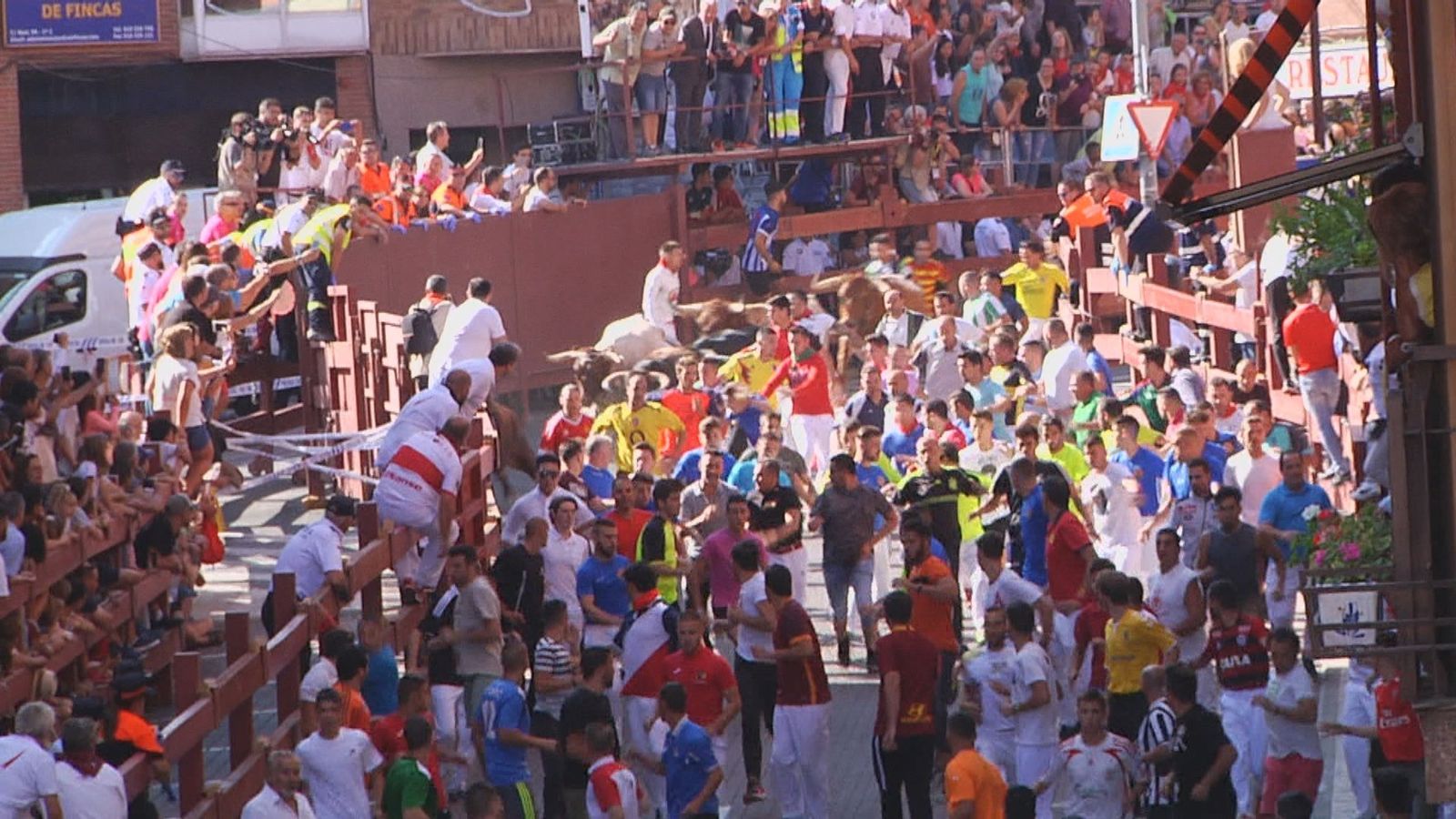 Previa de los encierros en Sanse