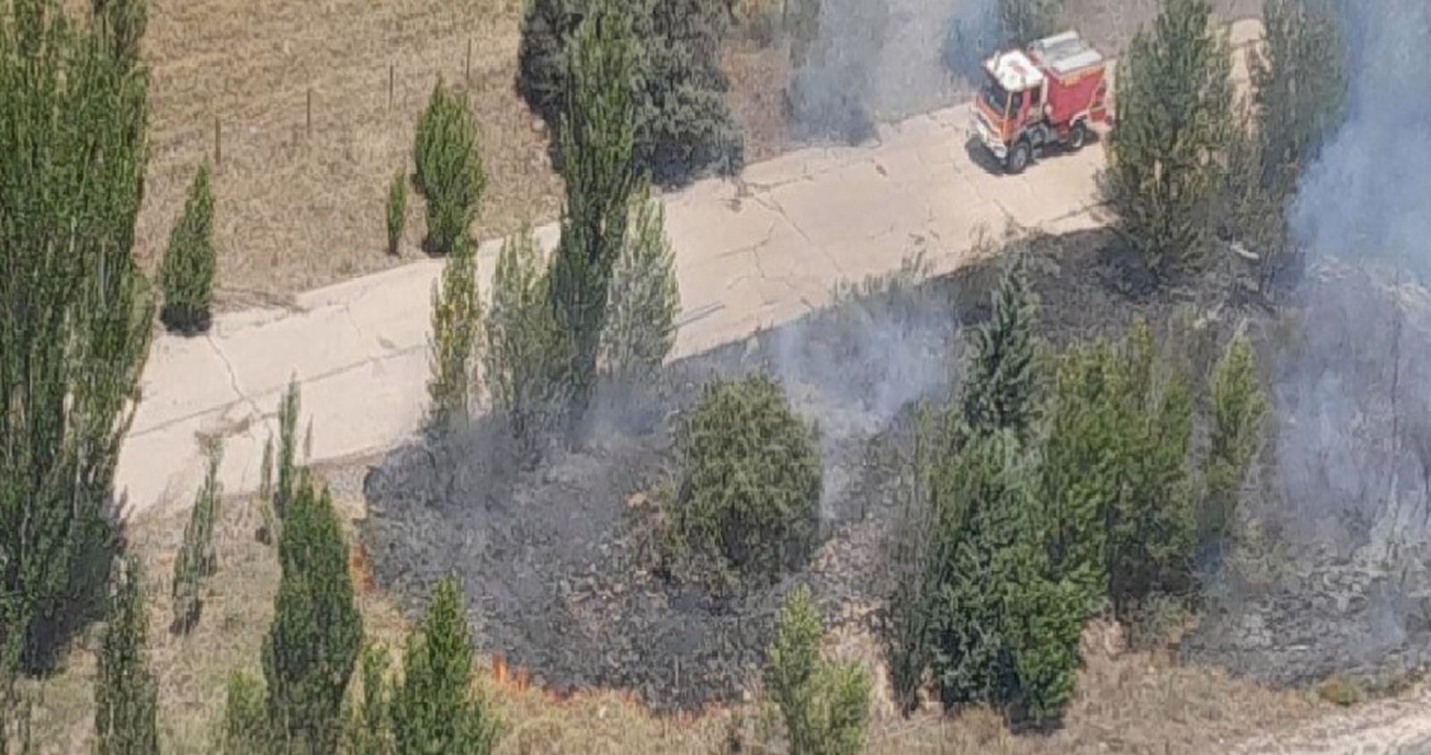 Incendio en Villanueva del Pardillo