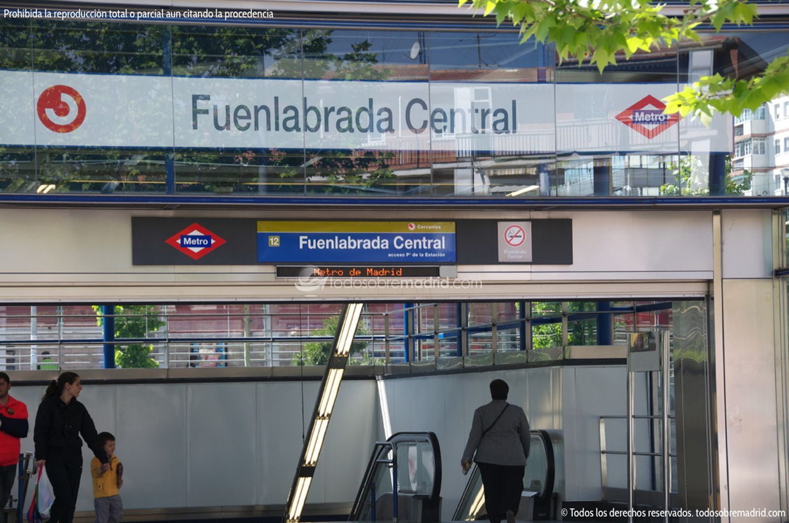 Estación de metro Fuenlabrada Central, lugar de los hechos.