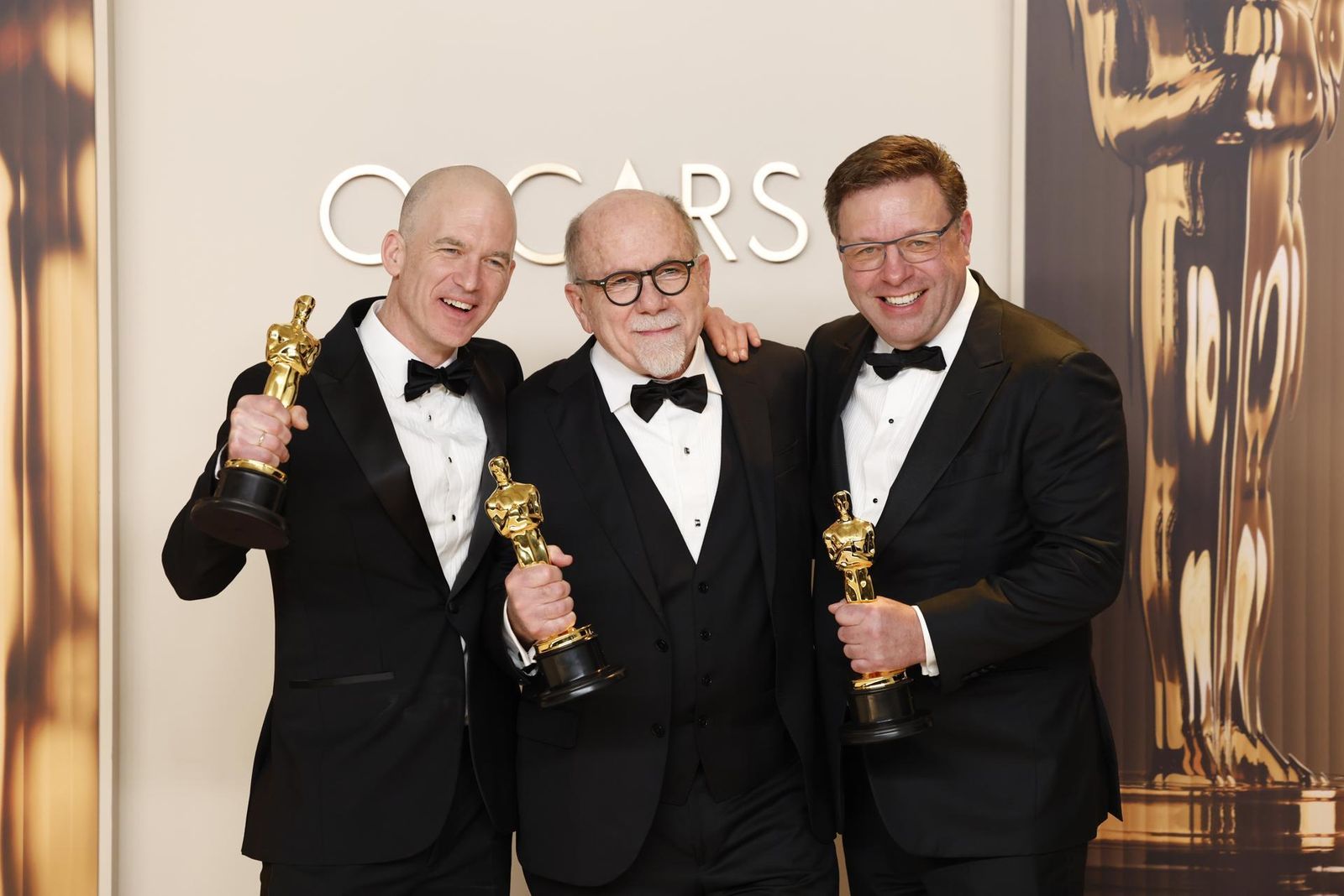Gareth John, Richard King y Ron Barlett, se alzan con la estatuilla a mejor sonido con 'Dune: Parte Dos'