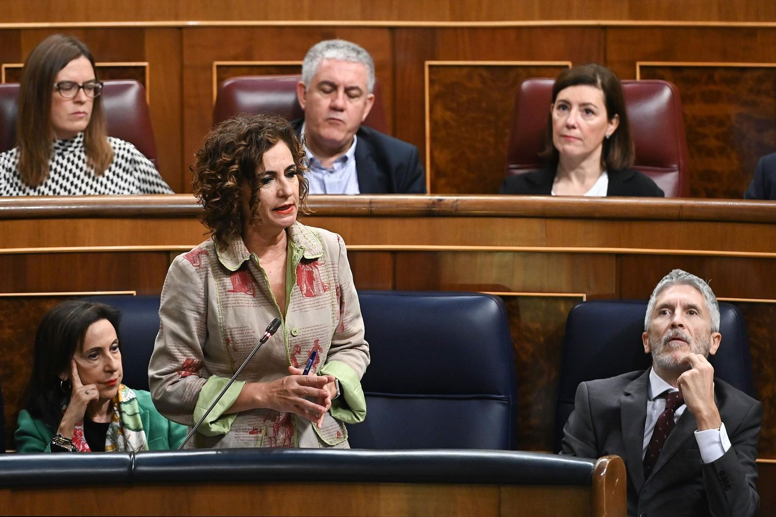 María Jesús Montero, en el Congreso
