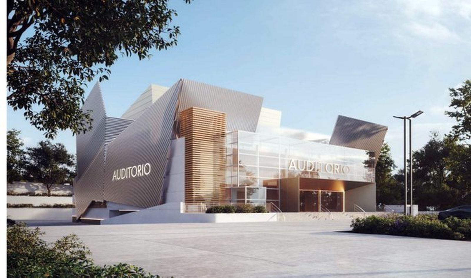 Ilustración del futuro auditorio de Paracuellos de Jarama