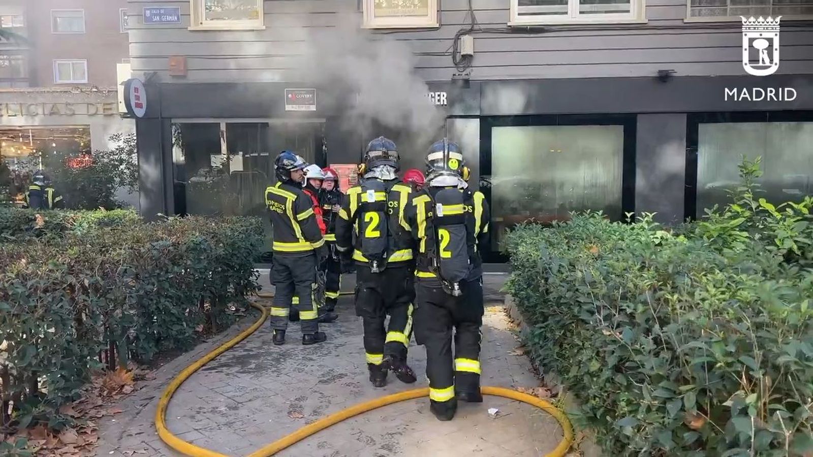 Incendio en un restaurante en Tetuán
