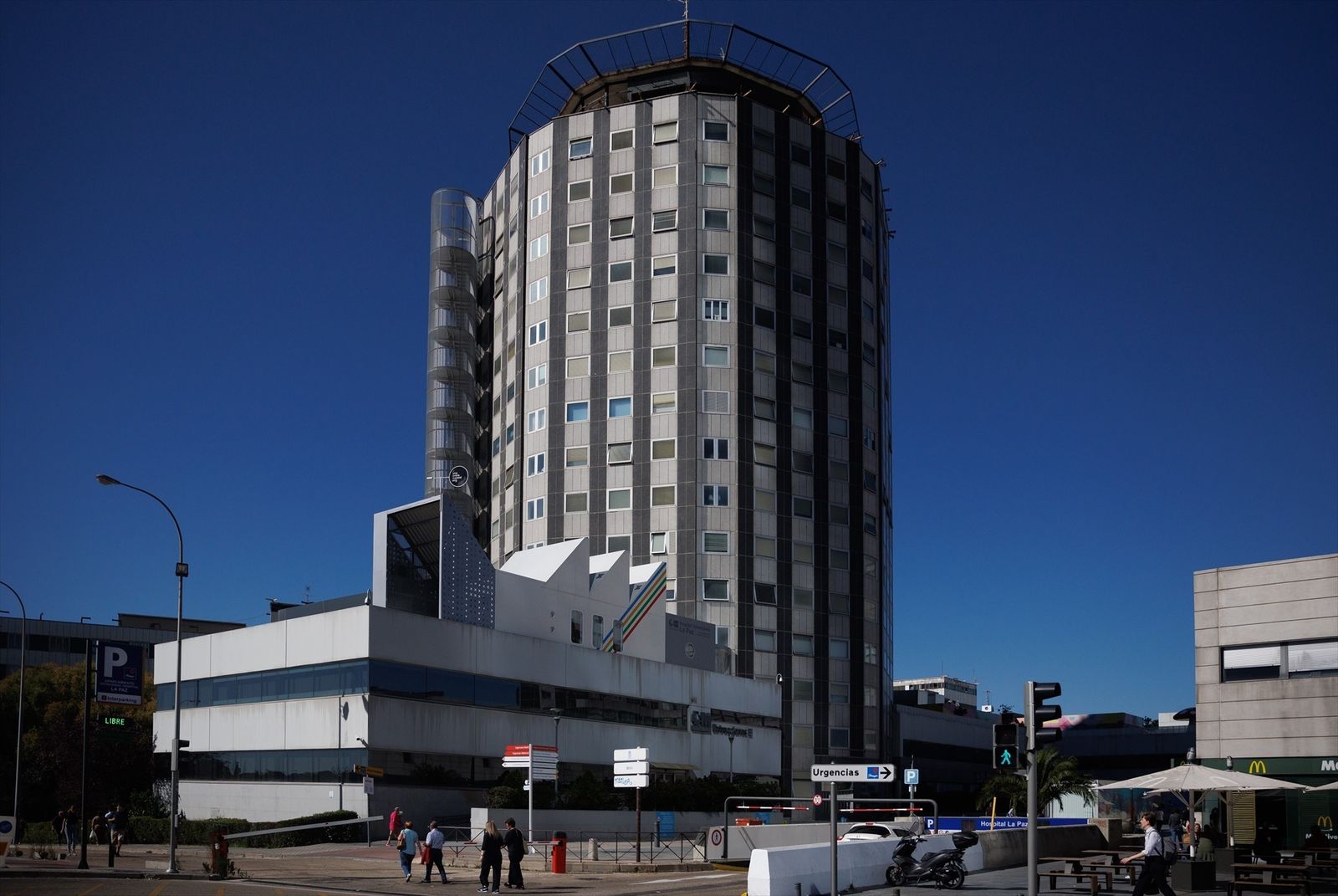 Fachada del Hospital Universitario La Paz, Madrid