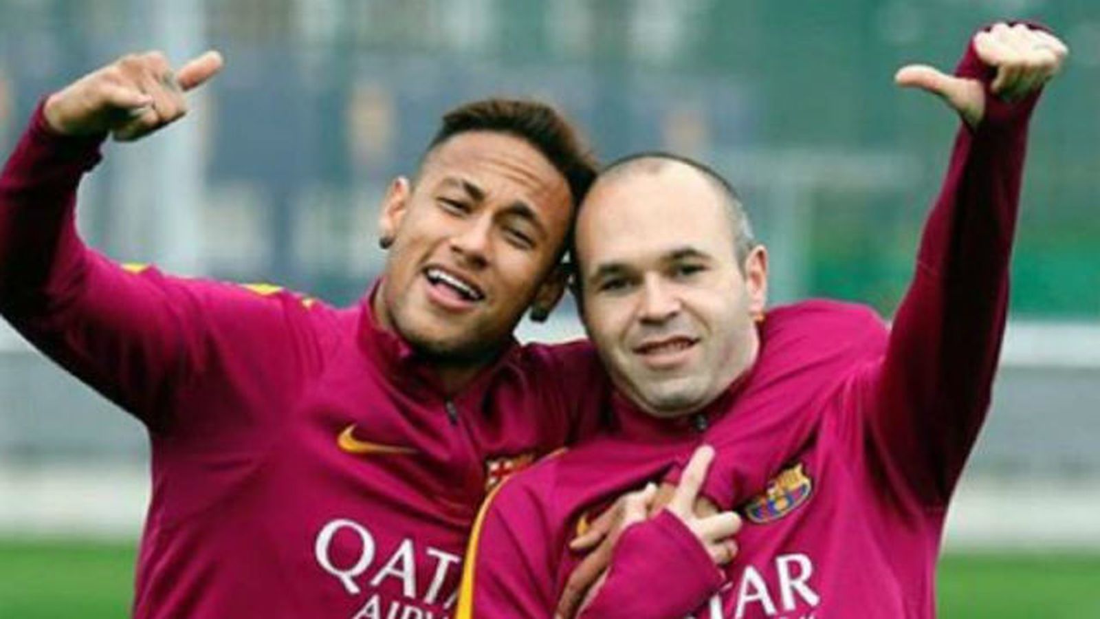 Neymar e Iniesta