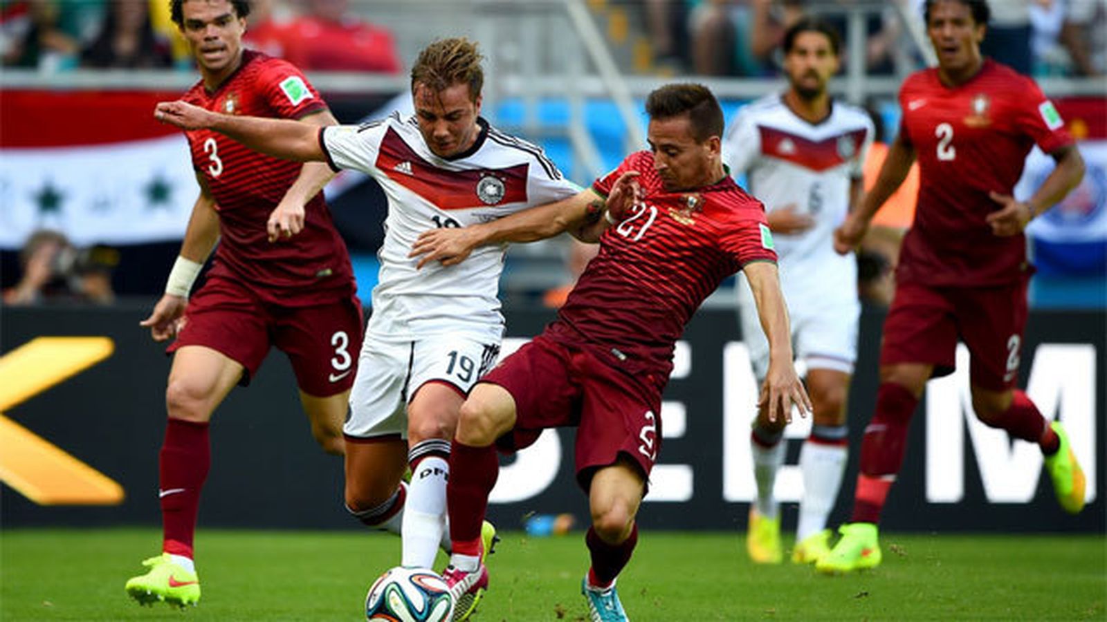 Alemania se midió a Portugal