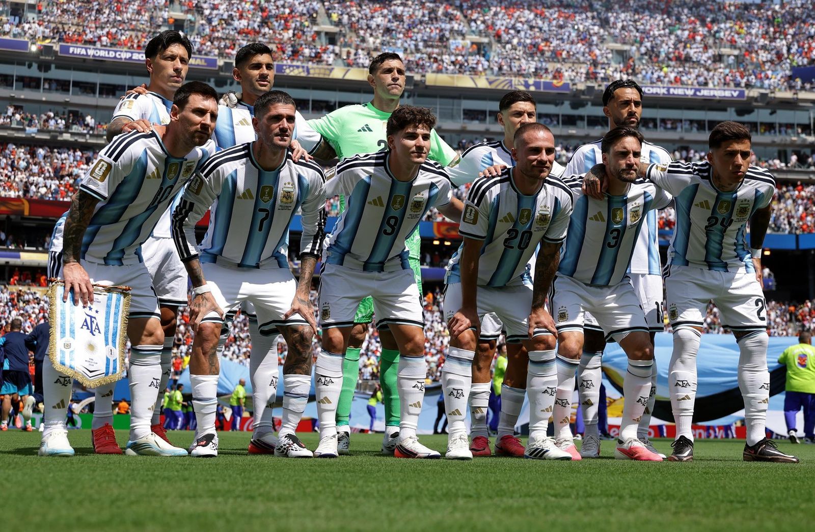 Alineación de la Selección argentina