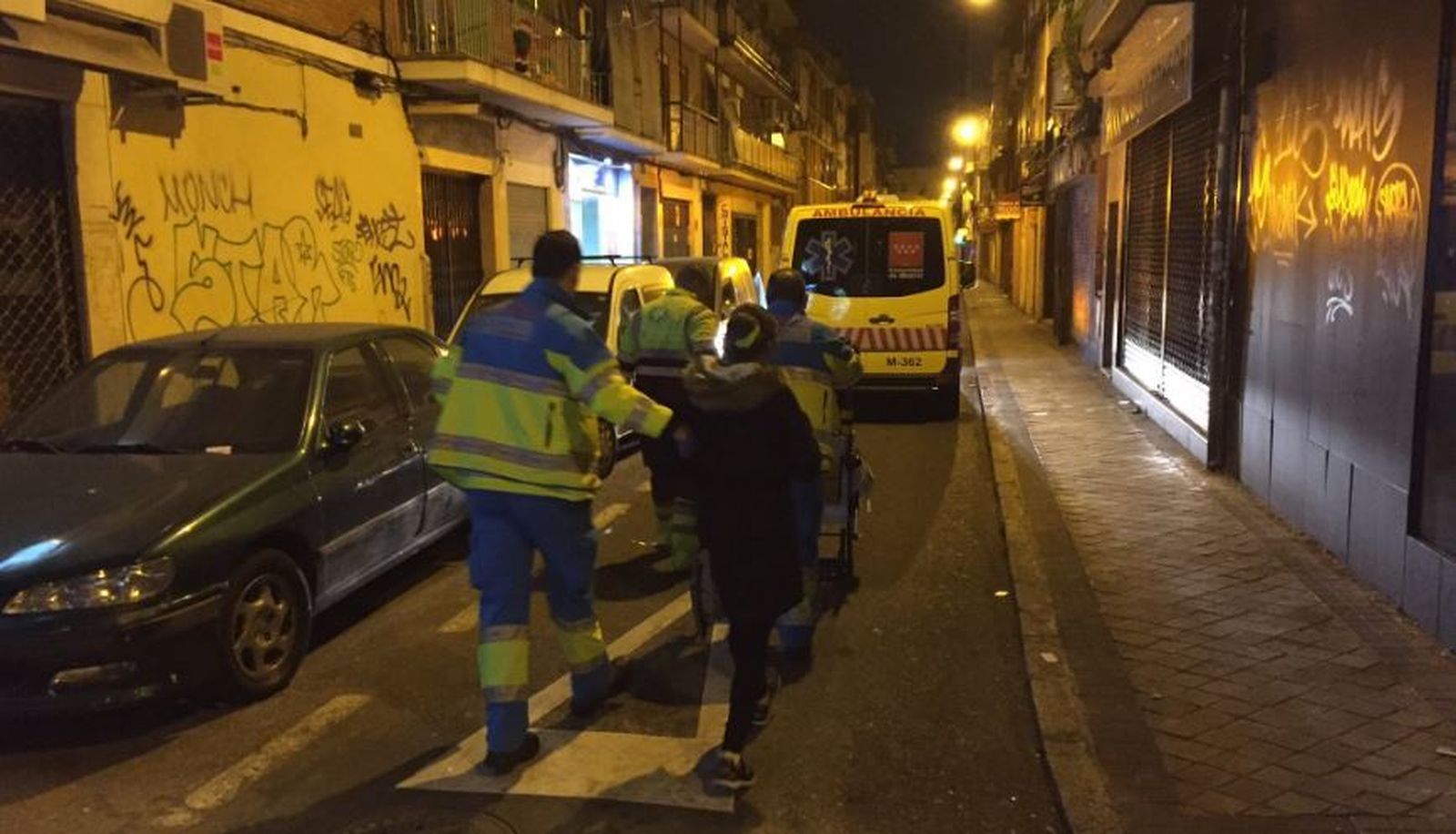 Evacuación de los intoxicados