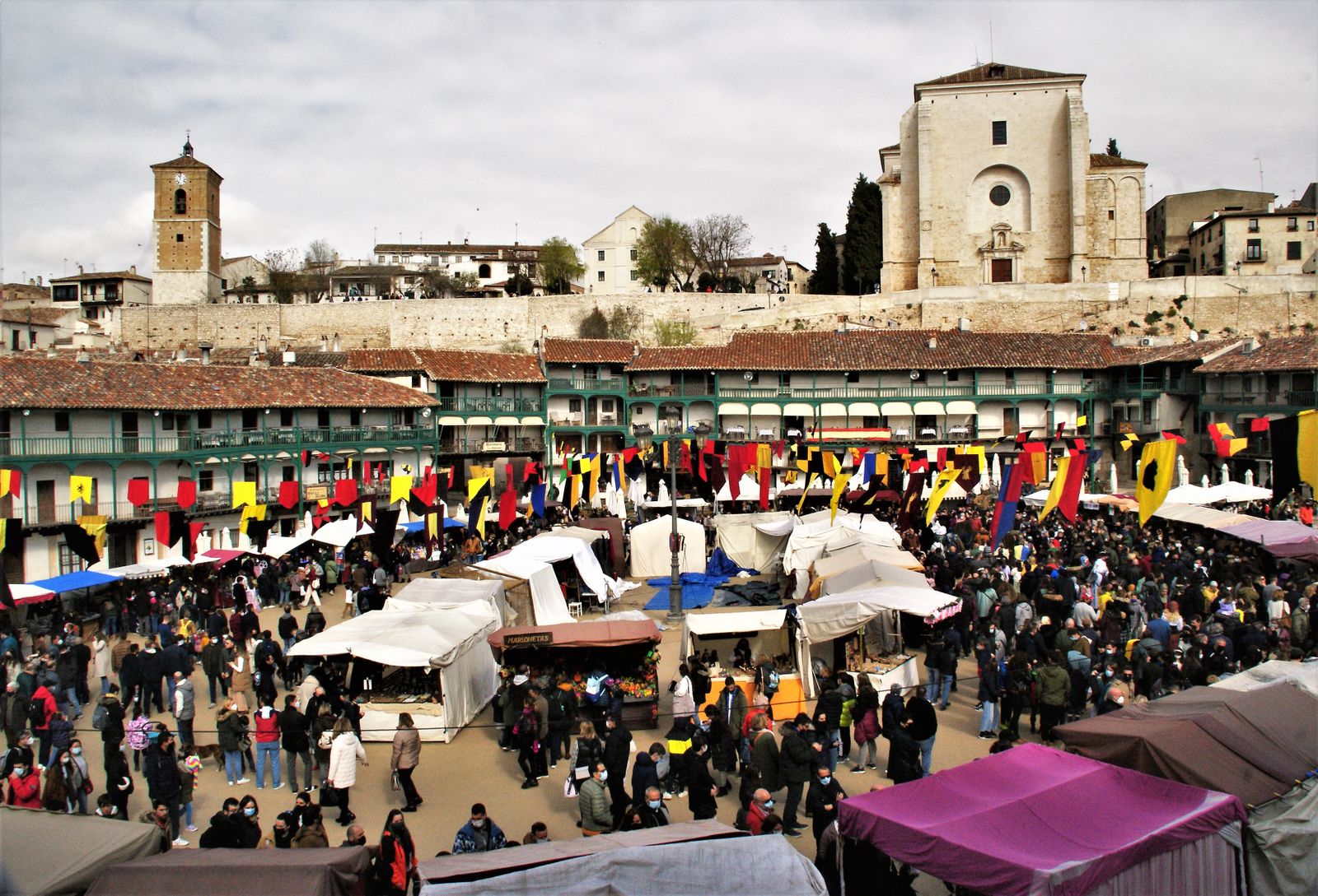 Anterior edición del Mercado Medieval en la Plaza Mayor de Chinchón