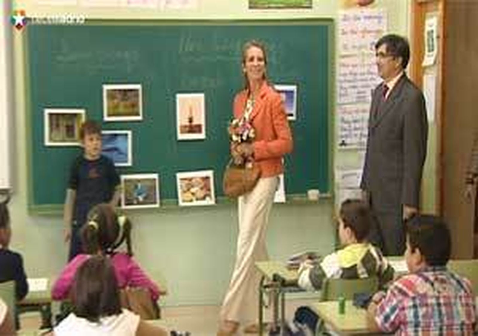 Doña Elena visita el colegio que lleva su nombre en Pozuelo de Alarcón