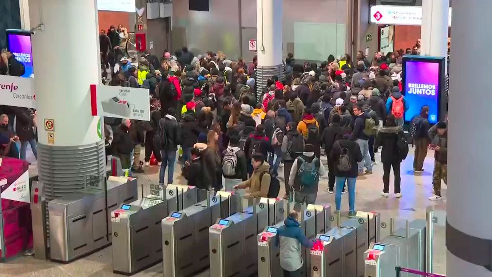 Lunes complicado en las Cercanías de Madrid por la huelga de maquinistas