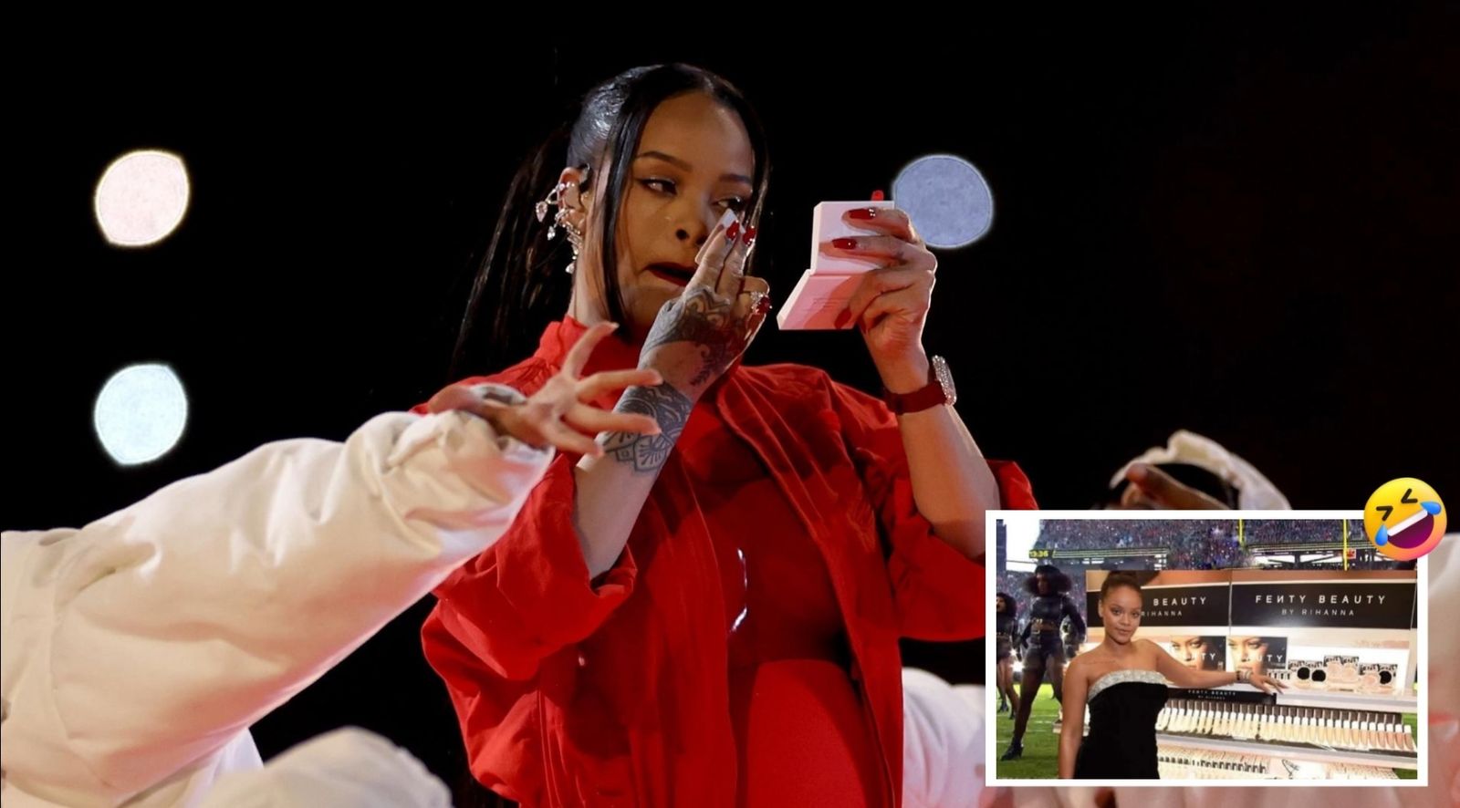 Los mejores memes del show de Rihanna en el medio tiempo de la Super Bowl