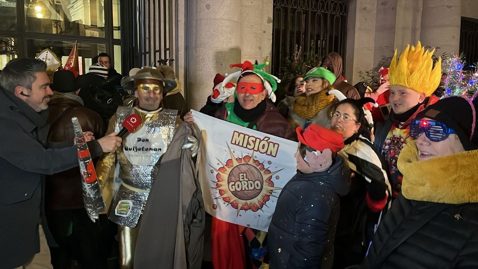 No hay sorteo de Navidad... sin disfraces