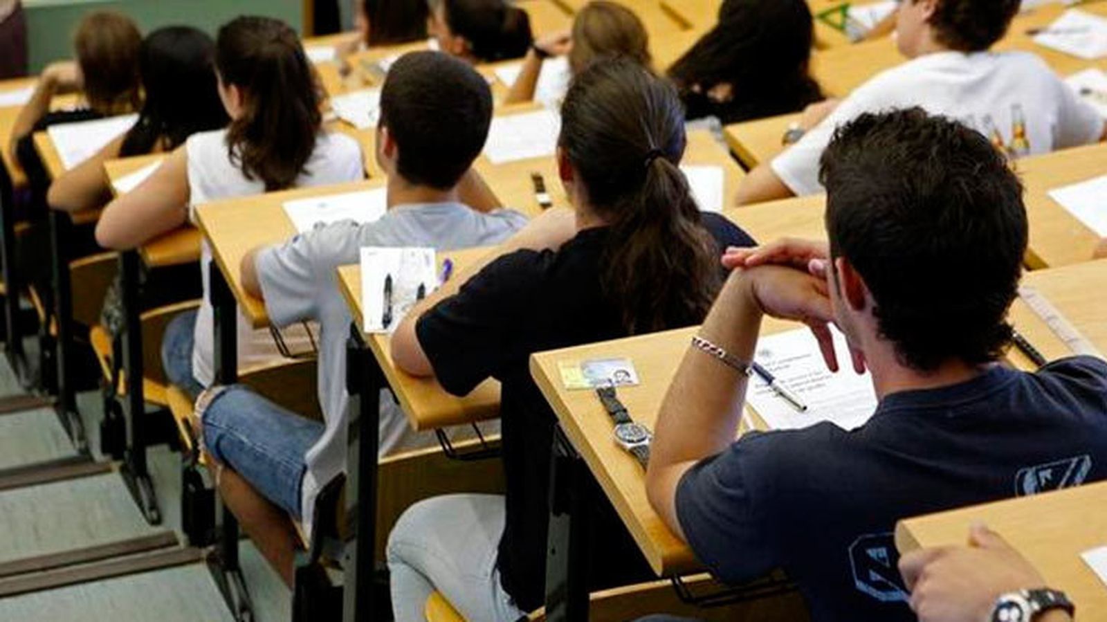 Alumnos en el Instituto