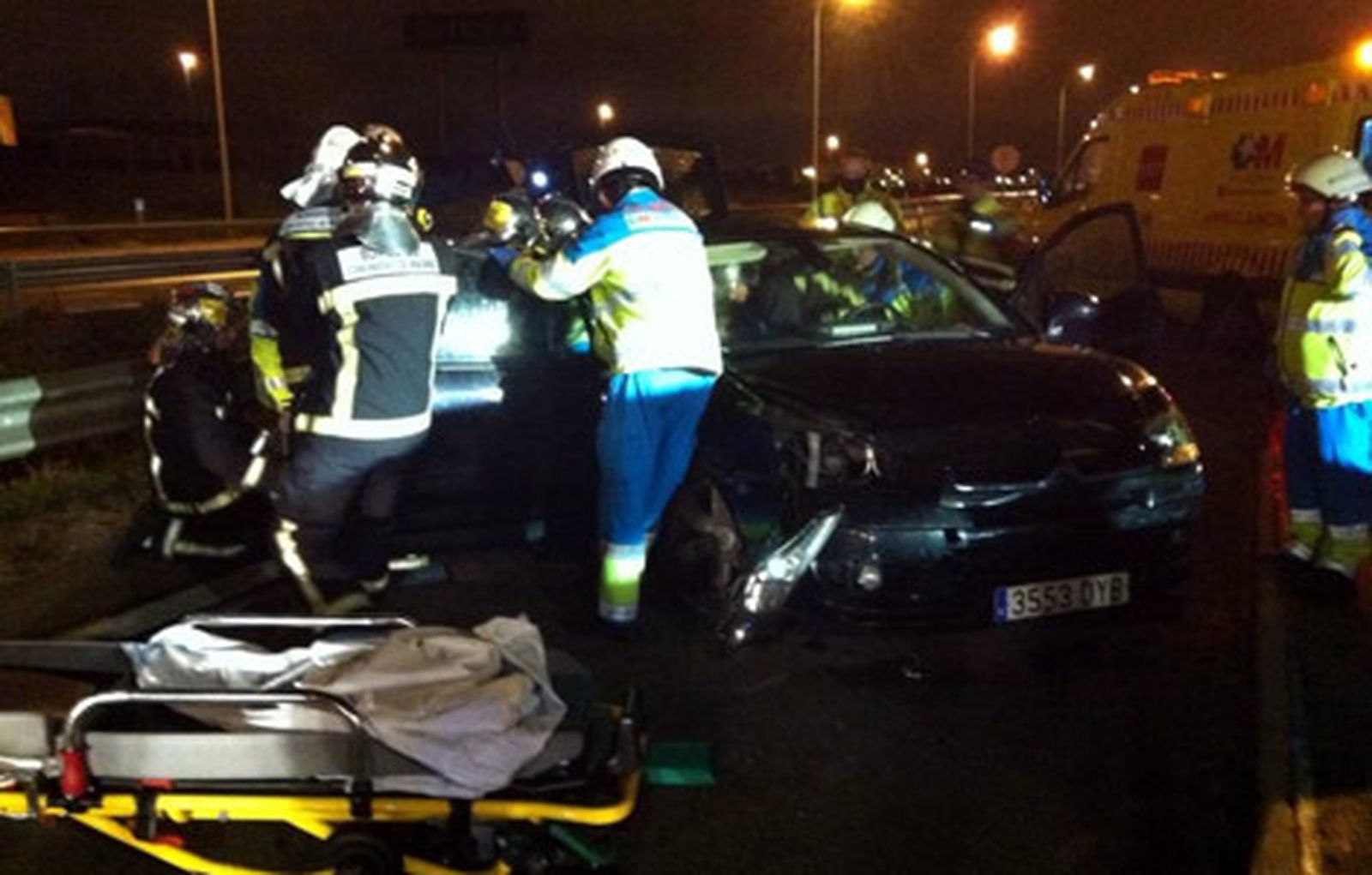 Accidente múltiple en la M-50