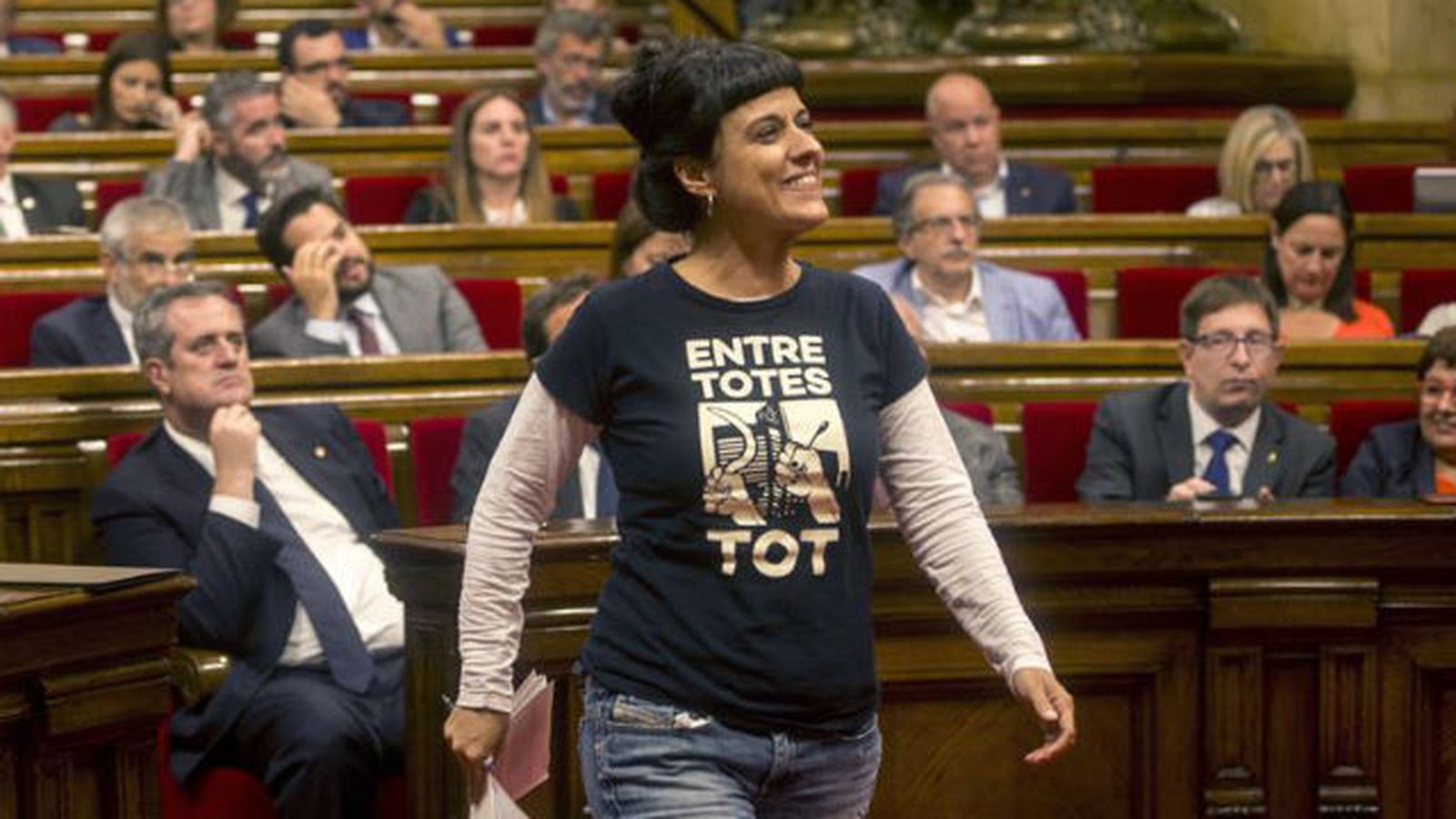 La diputada de la CUP Anna Gabriel
