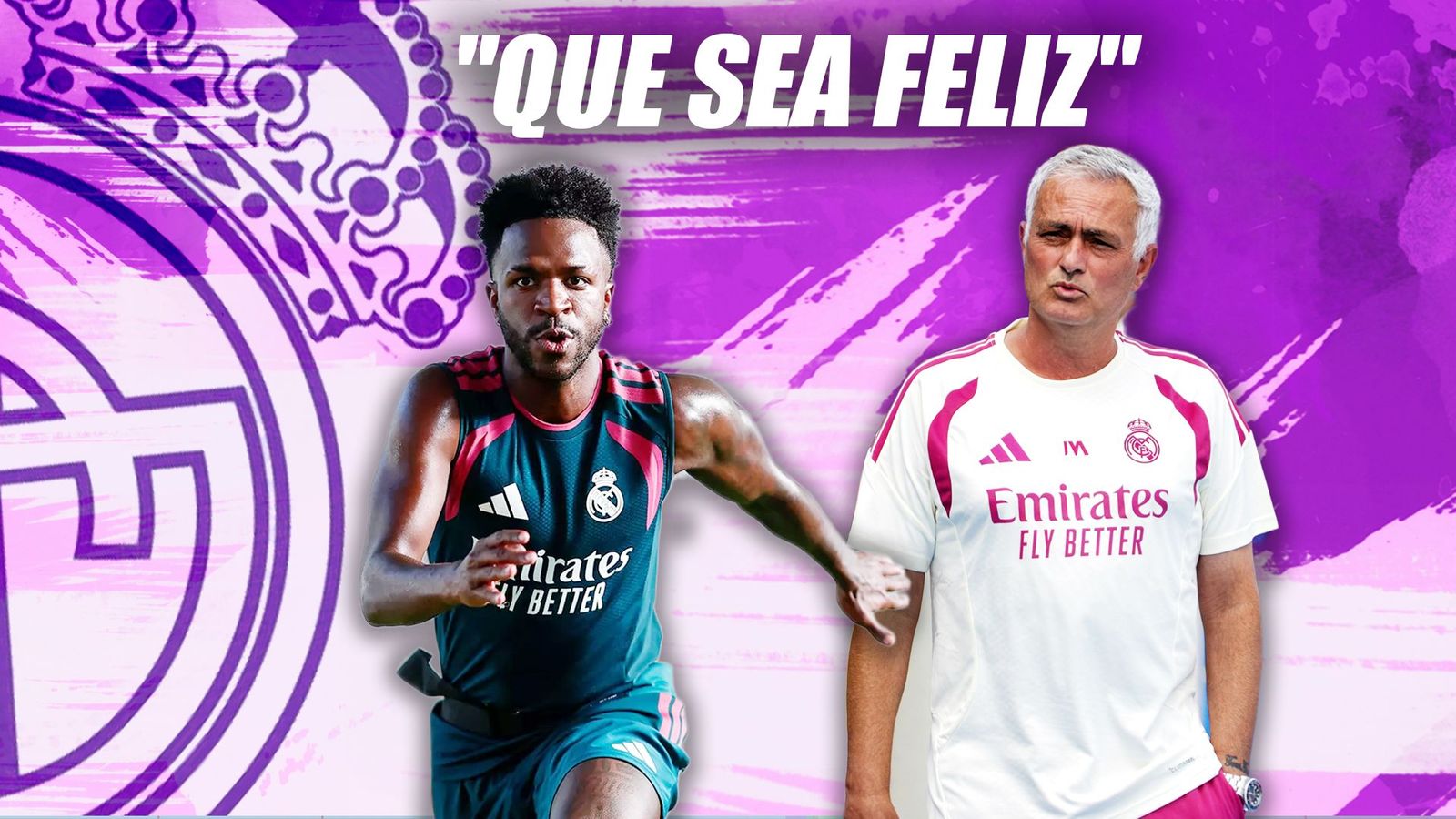 Vinícius: "Mourinho quiere que sea como siempre he sido: feliz y alegre"