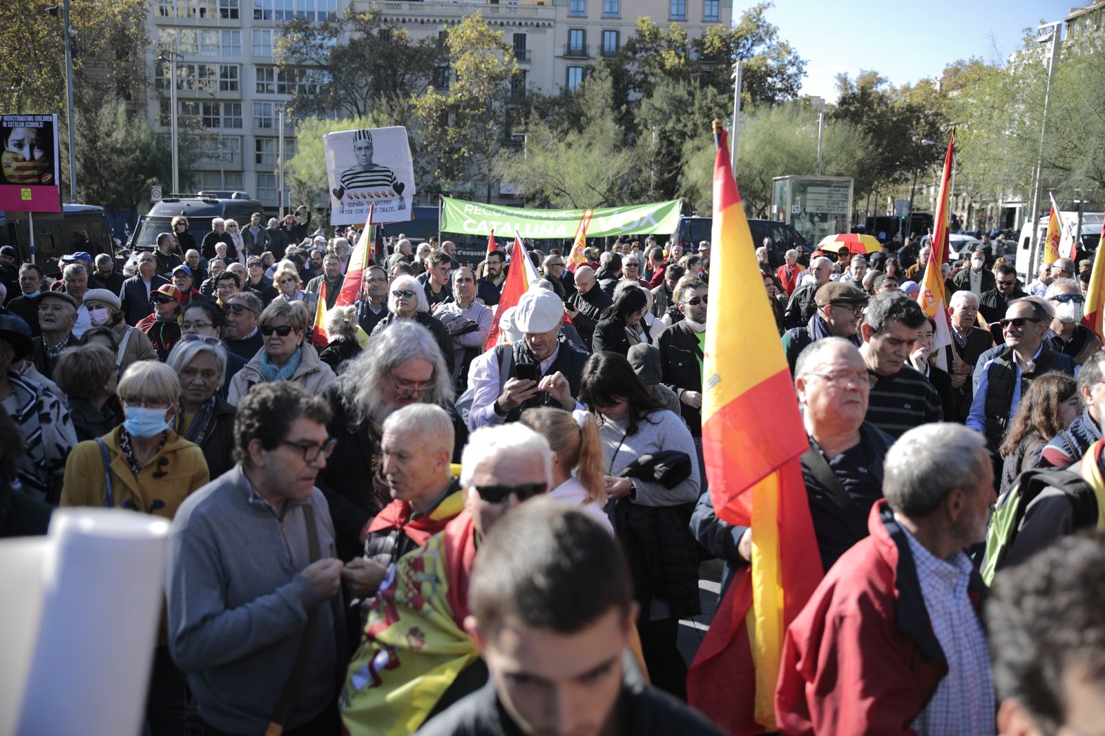 Manifestación de Voz en Barcelona