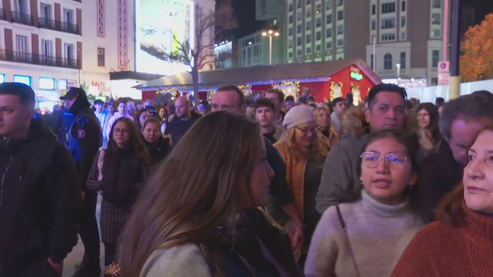 La Gran Vía bate su récord de aforo entre el 'Black Friday' y el puente de la Constitución